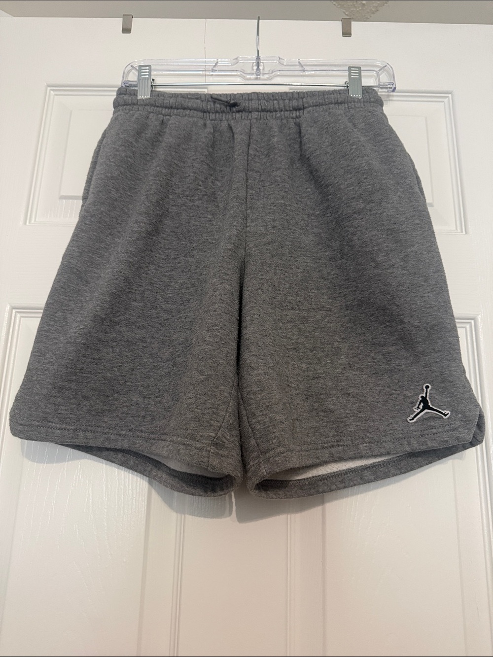 Jordan Charcoal Gray Athletic Fleece Shorts